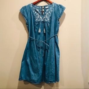 Ingrid & Isabel Maternity Dress - Chambray - XS